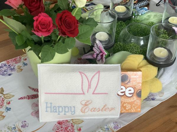 ITH - Stickdatei Schokoladenhülle Hasenohren - Toffifee